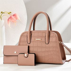 3Pcs Girls Handbag Purse Set Luxury PU Leather Hand Bags - Product Image 6