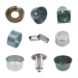 Masin özel hassas derin çekilmiş sac Metal parçalar ve paslanmaz çelik derin damgalama Metal bardak çelik kapak - Product Image 1