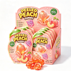 BESTAR Caramelle Gommose Morbide a Forma di Sfera 3D con Succo di Frutta, Ripiene, <span class=keywords><strong>Dolci</strong></span> e Sbucciabili, Snack in Sacchetto - Product Image 1