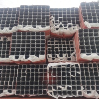 Profilé en alliage d'aluminium extrudé sur mesure 6063 5083 7075 anodisé carré T3-T8 Services industriels de cintrage et de soudage