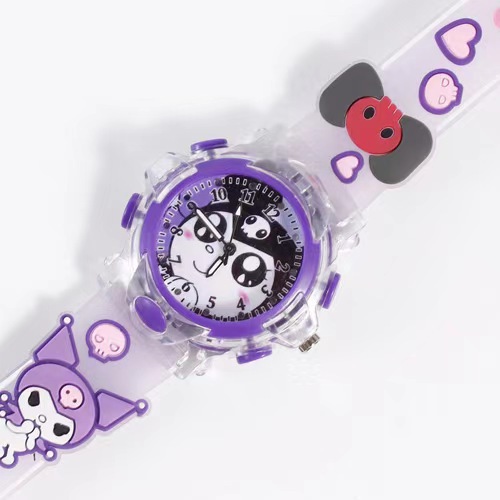 Kuromi violet lumineux 3D