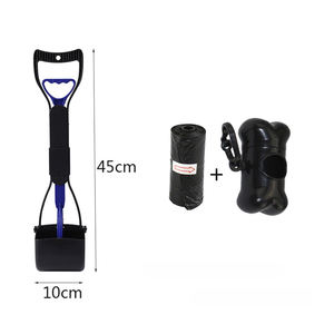 Meglio vendere Juicepet 45cm pieghevole cane <span class=keywords><strong>Pooper</strong></span> <span class=keywords><strong>Scooper</strong></span> pieghevole cane cacca Catcher strumento di pulizia efficiente smaltimento dei rifiuti animali domestici - Product Image 1