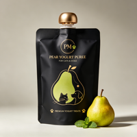 Sachet Doypack Personnalisé Imprimé pour Friandises pour Animaux, Emballage en Plastique Stratifié Anti-humidité pour Aliments pour Animaux