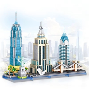 ZHE GAO LZ8333 2025, Maqueta 3D del Horizonte de Nueva York y Londres, Bloques de Construcción para Niños, Regalo, Juego de Bloques de Construcción - Product Image 3