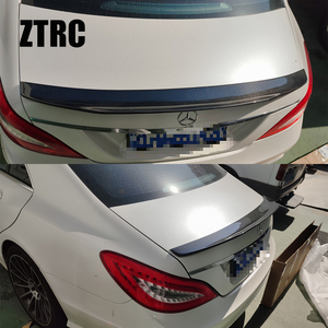 For CLS C218 W218 PSM Style Carbon Fiber <b>Rear</b> <b>Spoiler</b> Trunk Wing 2011-2019 - Product Image 2