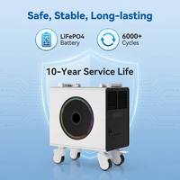 Station Portable 2000W 2240Wh MPPT LiFePO4 avec Haut-parleur Bluetooth, Puissance de Pointe 4000W, Chargeur Voiture UPS 100W Type-C PD, Prête pour les Fêtes en Extérieur