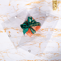 Sac d'emballage transparent en PVC recyclé avec bouton, personnalisé, pour sous-vêtements, chaussettes, vêtements, anti-poussière