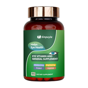 Vitamines pour les yeux à base de lutéine et de zéaxanthine, enrichies en vitamines C, E, zinc et cuivre, pour le soutien de la vision et la dégénérescence maculaire (stock local USA) - Product Image 1