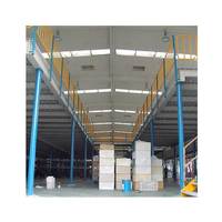Jinhui Best Seller Products 2024 Rayonnage industriel Entrepôt de stockage Rack en acier Mezzanine Plate-forme avec escalier pliant
