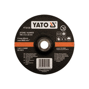 Yato Stone Cutting Disc 180x3.2x22 Mm For <b>Angle</b> <b>Grinder</b> Fiber Discs - Product Image 1