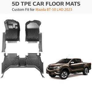 Tapis de sol TPE sur mesure pour Mazda BT-50 LHD 2023, toutes saisons, imperméables, résistants, pour voiture, compatibles OEM - Product Image 1