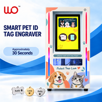 Machine de gravure laser intelligente pour étiquettes d'identification d'animaux de compagnie, pour créer des étiquettes personnalisées anti-perte pour chiens et chats