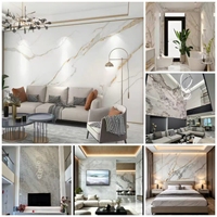 Panneaux muraux en marbre UV pour la décoration intérieure, revêtement imperméable pour fond de télévision, panneau de séparation de douche, panneau mural 3D