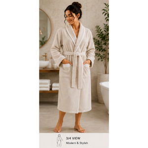 Lightweight 100 Cotton <b>Waffle</b> Weave Hotel <b>Bathrobe</b> Custom Soft Breathable Pike Kimono Robe Wholesale For Spa - Product Image 1
