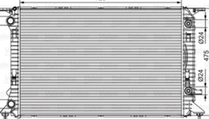 Radiador de camión enfriador automotriz de alta calidad, modelo de coche Audi personalizado con OEM NO.8K0121251AJ, tanque de radiador de aluminio/latón - Product Image 6