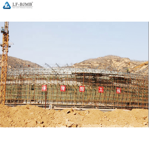 Prefabricados de acero grandes Estructura de celosía de acero gimnasio Tennise Tribunal Termal aislamiento estructura de techo - Product Image 2