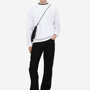 Venta al por mayor nuevo Unisex Fleece cuello redondo sudaderas manga larga para hombre Jersey hombres sudadera sin capucha 1 comprador - Product Image 2