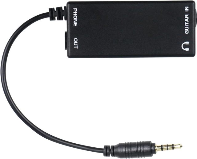 Portable Guitar Audio Interface Guitar Audio Adapter for Apple