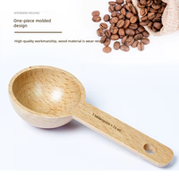 Cuillère doseuse en bois de style européen et chinois Oldwood, capacité de 15 à 45 ml, pour café en grains, poudre, thé, usage en cuisine