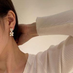 Dylam New Designer Jewelry Classic Design Rhodium 18K Gold Plated Hypoallergenic S925 Silver 5A Zirconia Flower <b>Stud</b> <b>Earrings</b> - Product Image 3