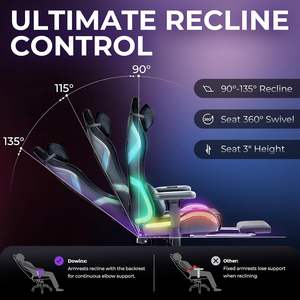 <span class=keywords><strong>Silla</strong></span> Led Dynamic Lighting, <span class=keywords><strong>Silla</strong></span> <span class=keywords><strong>Gamer</strong></span> Pro para adultos <span class=keywords><strong>Gamer</strong></span>, <span class=keywords><strong>silla</strong></span> de ordenador negra y verde, <span class=keywords><strong>silla</strong></span> de juego para adolescentes con <span class=keywords><strong>luces</strong></span> LED RGB - Product Image 2