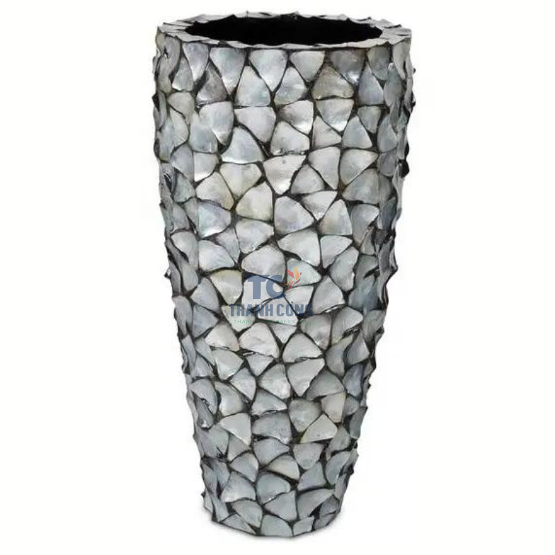 Горячая Распродажа, украшение для дома, ваза в базовом стиле, ваза из натуральной перламутровой инкрустации из Вьетнама, ваза для швабры