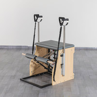 Chaise de Pilates portable et réglable Wuda en bois d'érable, équipement d'exercice professionnel pour la maison, la salle de sport, les entraînements en studio, bienfaits pour la santé
