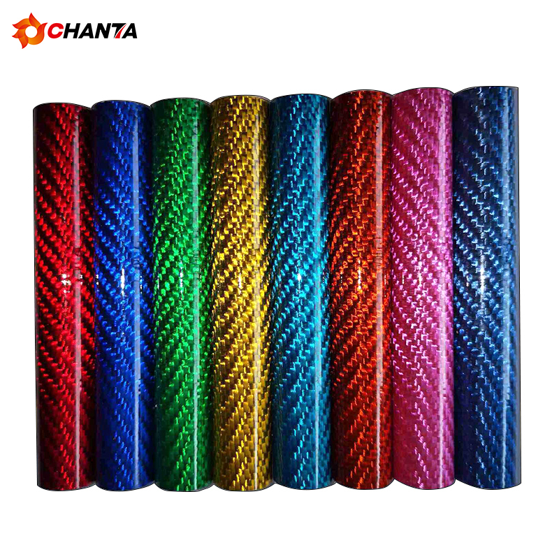 CHANTA dircct sales large diameter 3k colored carbon fiber tube