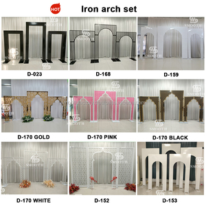 Arco Decorativo LEDA Moderno y Elegante en Dorado para Bodas, Eventos y Fiestas, con Soporte Desmontable de Acero Inoxidable - Product Image 6