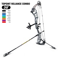 Arc à poulies TOPOINT RELIANCE 38, 38 pouces entre axes, en aluminium CNC, pour la chasse et le tir sur cible