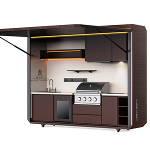Cocina Exterior con Barbacoa Integrada, Refrigeración, Acero Inoxidable, Eléctrica, 1500W, Control de Temperatura Ajustable - Product Image 5