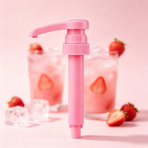 Pompe à sirop en PP de qualité alimentaire 28/400 5cc 8cc 10cc, pompe distributrice pour sirop de café, confiture, miel, compatible avec les bouteilles Torani Monin, couleur personnalisée, OEM - Product Image 1