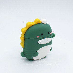 Étui pour casque sans fil intra-auriculaire en forme de <span class=keywords><strong>dinosaure</strong></span> en silicone pour personnages de dessins animés mignons à bas prix - Product Image 2