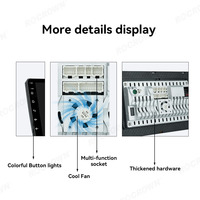 Pemutar Media mobil Android, Multimedia layar sentuh 2 + 32gb Dvd 2din navigasi Gps Radio mobil kepala unit android untuk mobil