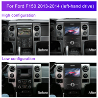 Podofo pour Ford F150 2013-2014 9 ''Android autoradio cadre 4 + 64G sans fil Carplay Android Auto/WiFi/GPS autoradio personnalisation