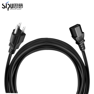 Sipu sjtw PVC 6ft USA tiêu chuẩn AC Power Cord 1.8m IEC320 ip11 ngoài trời sử dụng cho máy tính để bàn máy tính PC - Product Image 4