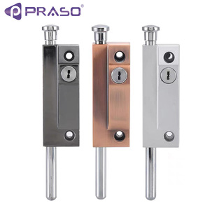 Chiusura per porta girevole in alluminio e acciaio con chiavistello a molla per chiavistello a molla per esterni e Hotel - Product Image 1