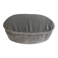Grand Lit Ergonomique Amovible pour Chien Lavé à la Machine, Nid en Peluche avec Mousse à Mémoire Respirante, Oeuf en Mousse, Motif Animal Solide, Chats