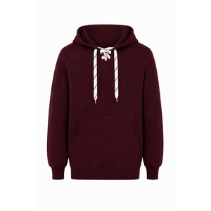 Sweat-shirt à capuche unisexe style jersey rayé en polaire, idéal pour le hockey et les jours de match, pour afficher l'esprit d'équipe - Product Image 6