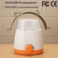 Chauffe-biberon électrique multifonctionnel en plastique, stérilisateur à température constante, spécifique aux bébés, deux-en-un, transfrontalier, 15 minutes