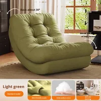 Fauteuil inclinable à bascule de détente individuel en flanelle, mobilier de maison moderne et simple pour balcon, chambre, salon, hôtel, villa