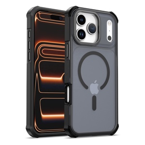 Funda Magnética Resistente para <span class=keywords><strong>iPhone</strong></span> 17 <span class=keywords><strong>Pro</strong></span> <span class=keywords><strong>Max</strong></span>, 17e Air, 16 <span class=keywords><strong>Pro</strong></span> <span class=keywords><strong>Max</strong></span>, 15 Plus, Protección Contra Caídas, Translúcida, Mate, Antigolpes - Product Image 1