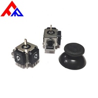 Potentiomètre joystick 3D avec bouton-poussoir, réglage supérieur, bornes à broches PC, résistance 10K-50K, construction métal-plastique