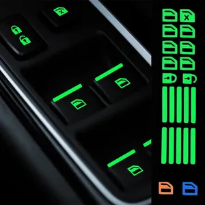 Calcomanías <span class=keywords><strong>Fluorescentes</strong></span> Luminosas para el Interior del Automóvil, Calcomanías <span class=keywords><strong>Fluorescentes</strong></span> para Botones del Elevador de Ventanas, Calcomanías Decorativas para el Interior del Automóvil - Product Image 3