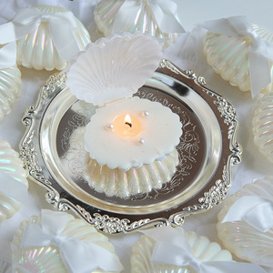 Wholesale Pearl Shell Bowknot Scented <b>Candle</b> Romantic Decor Birthday Christmas Wedding Anniversary <b>Gift</b> - Product Image 4