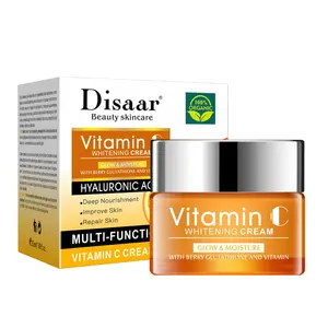 Disaar – crème éclaircissante à la vitamine C, crème de beauté pour le visage, produits végétaliens pour adultes, crème Anti-rides pour femmes, 3 ans