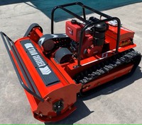 Tondeuse à gazon diesel, largeur de coupe 800 mm, démarrage électrique, télécommande, type chenillé, moteur 12 CV 192 cm³, poignée pliable, garantie 1 an
