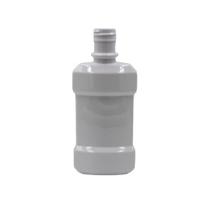 White 250Ml <b>Mouthwash</b> Bottle Pet Plastic Oral Care Solution Container Household Packaging <b>Dispenser</b> Flat Design In Stock - Product Image 4