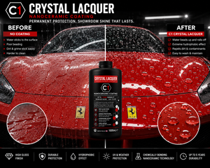 CRYSTAL <b>LACQUER</b> C1 1000ml Car Ceramic Coating High Gloss Hydrophobic Nano Coating for Automotive <b>Paint</b> Protection - Product Image 3