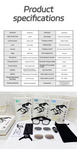 แว่นตาอัจฉริยะ G1 AI สำหรับธุรกิจ พร้อมกล้อง ถ่ายวิดีโอ บันทึกเสียง แปลภาษาแบบเรียลไทม์ สำหรับการถ่ายภาพความคมชัดสูงและการโทร - Product Image 5